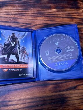 Destiny PS4 Game Disc by Bungie - Blue